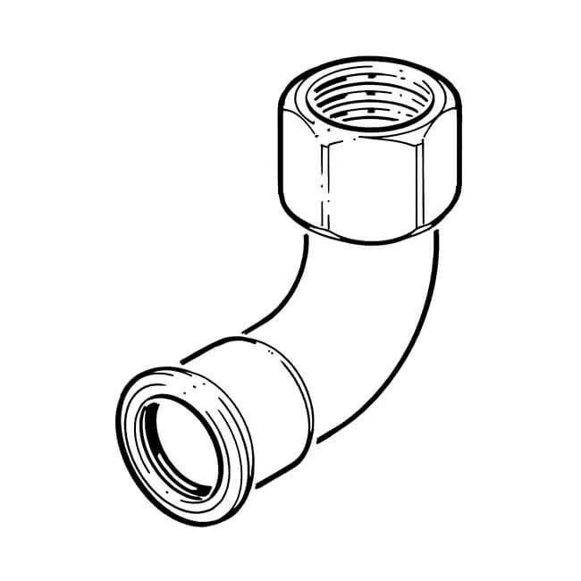 Press-fit Water Elbow 304 S/S - 54mm X 2" BSP PF 4 Press-fit Water Elbow 304 S/S - 54mm X 2" BSP PF - Image 2
