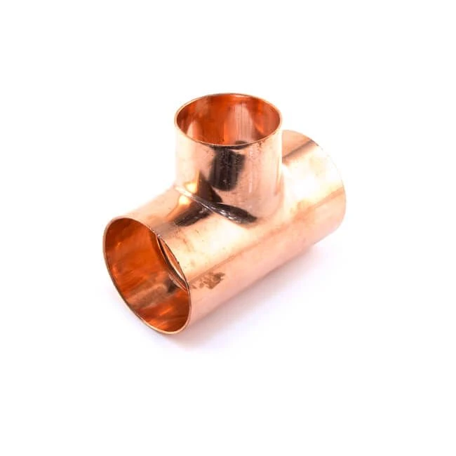 End Feed Reducing Tee - 67mm X 67mm X 54mm 3 End Feed Reducing Tee - 67mm X 67mm X 54mm